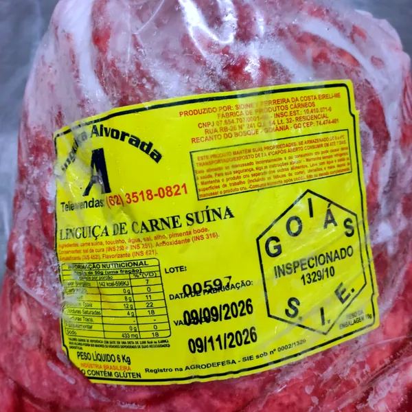 Linguiça Suína Alvorada